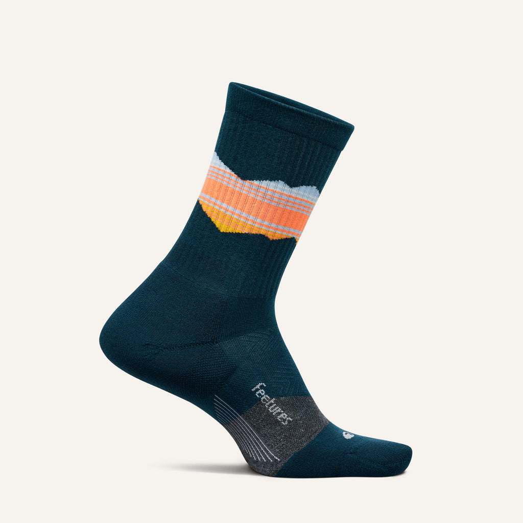 Feetures Trail Max Cushion Mini-Crew Blue Ridge/Navy - Frontrunner Colombo